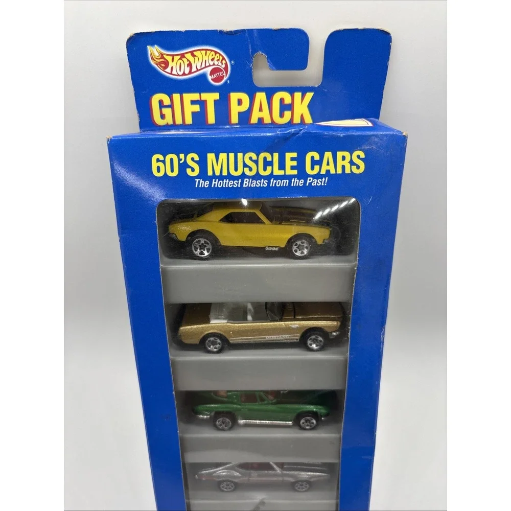 Vintage 1995 Hot Wheels - 60's Muscle Cars 5 Car Gift Pack #13503